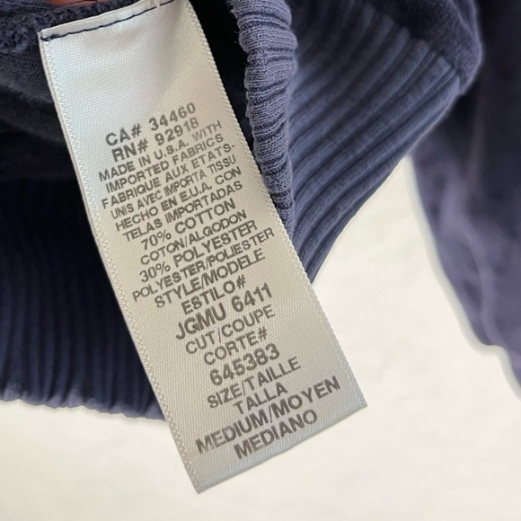 VINTAGE Juicy Couture 90s Y2K Velour Jacket Full Zip Juicy All Over Medium Blue - Picture 5 of 8